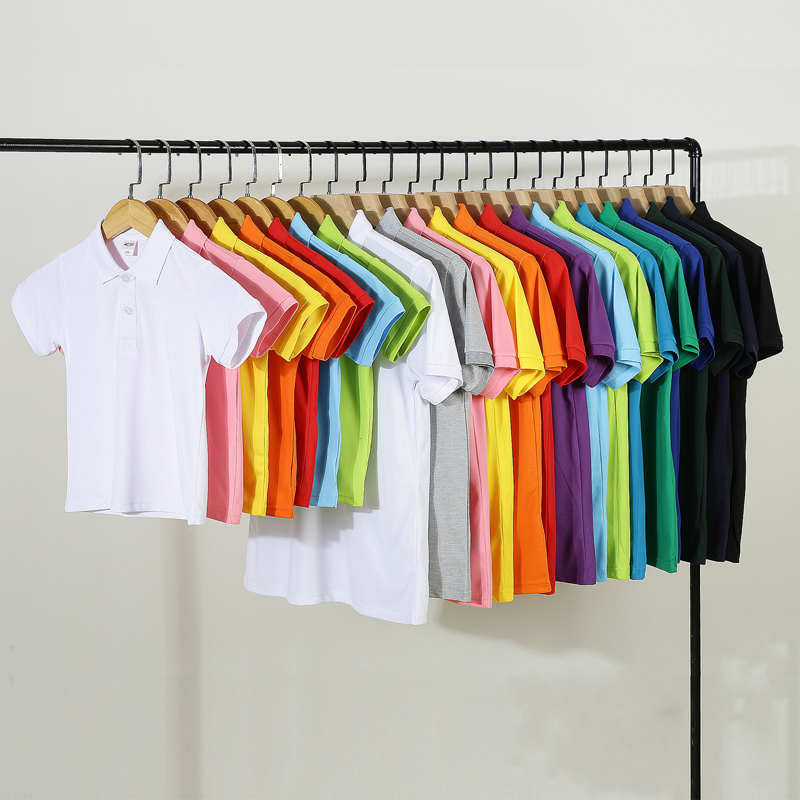 Anpassad logotyp Uniform skjortor Blank bomull Kids T-shirts