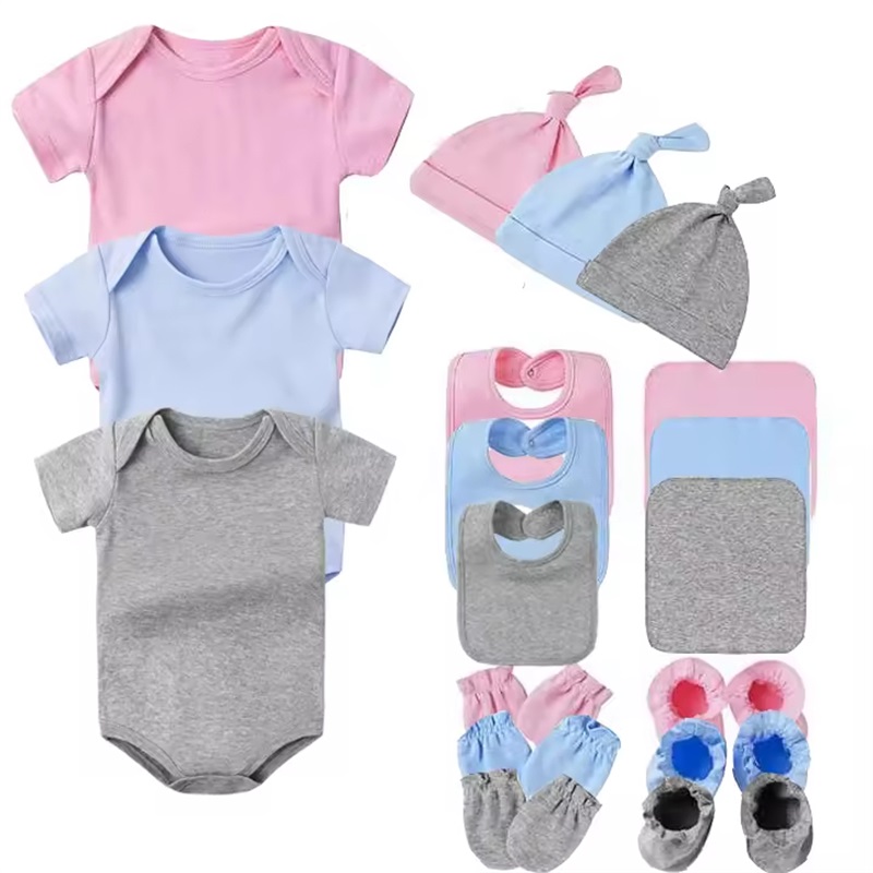 Anpassad kammad bomull Baby Onesie